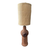 Terracotta lamp from the 60s and 70s