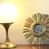 Golden wooden sun mirror “witch’s eye”