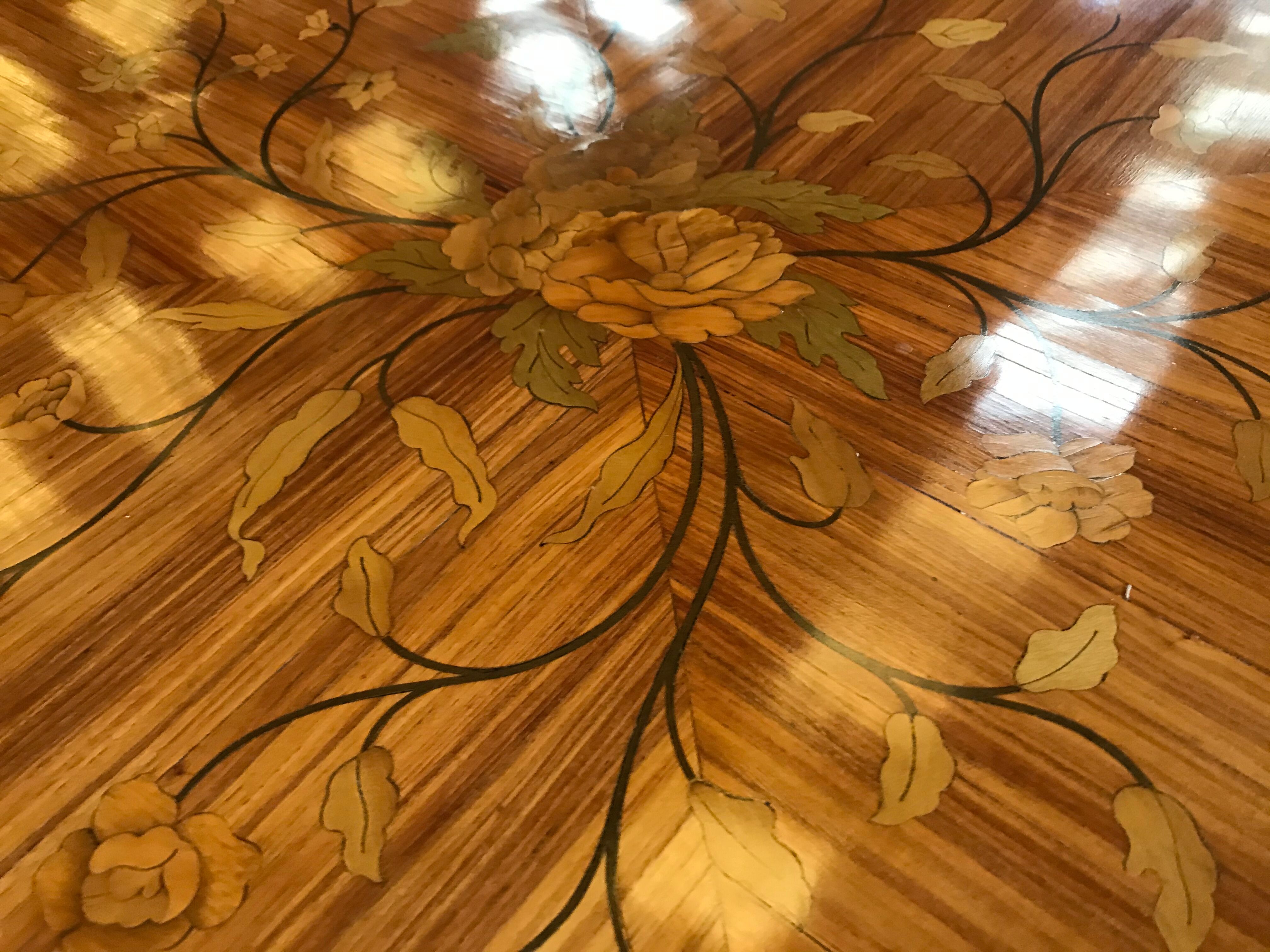 Coffee table Louis XV rosewood