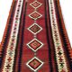 Woven carpet Persian: Kilim Gashqai 283 x 121 cm - Iran - around 1970