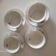 4 antique cups and saucers