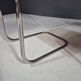 Fauteuils tubulaires fonctionnalistes de Kovona, bois et chrome, Tchécoslovaquie, années 1950