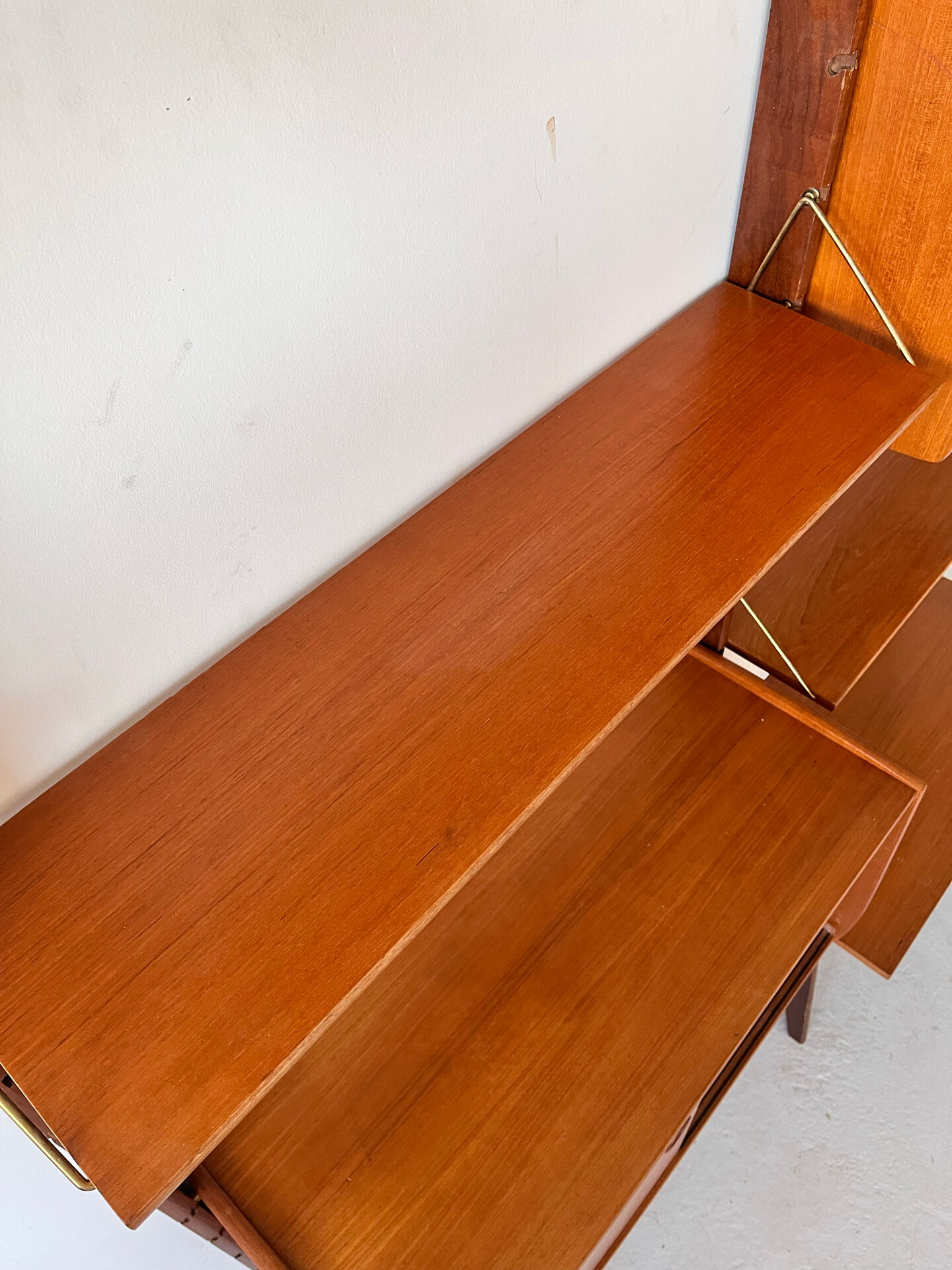 Teak Mid Century Modular Bookcase, 1960’s Norway