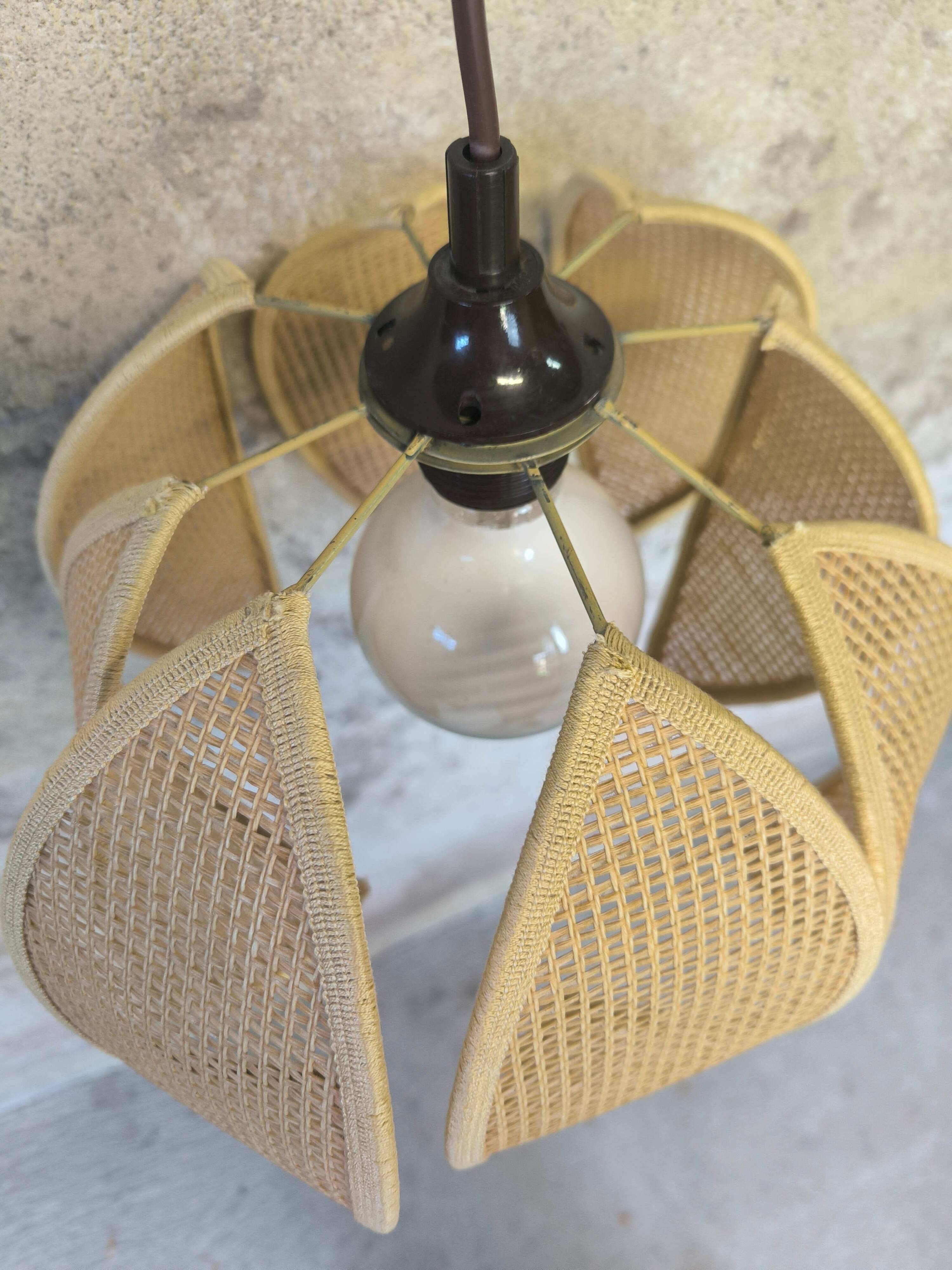 Vintage lotus flower pendant