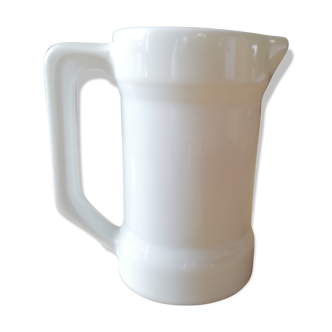 White porcelain pitcher