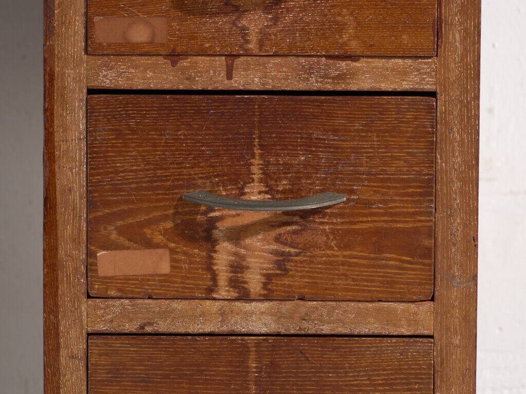 Bureau japonais ancien avec tiroirs – période Showa (c.1926-1970) #80