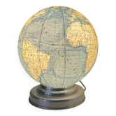 Globe terrestre lumineux vintage – fin des années 1940 / début 1950