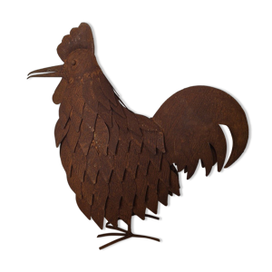 coq en tôle