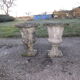 Pair of Vases Medici reconstituted stone