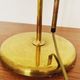 1970s adjustable BOLA brass floor or table lamp by Florian Schulz