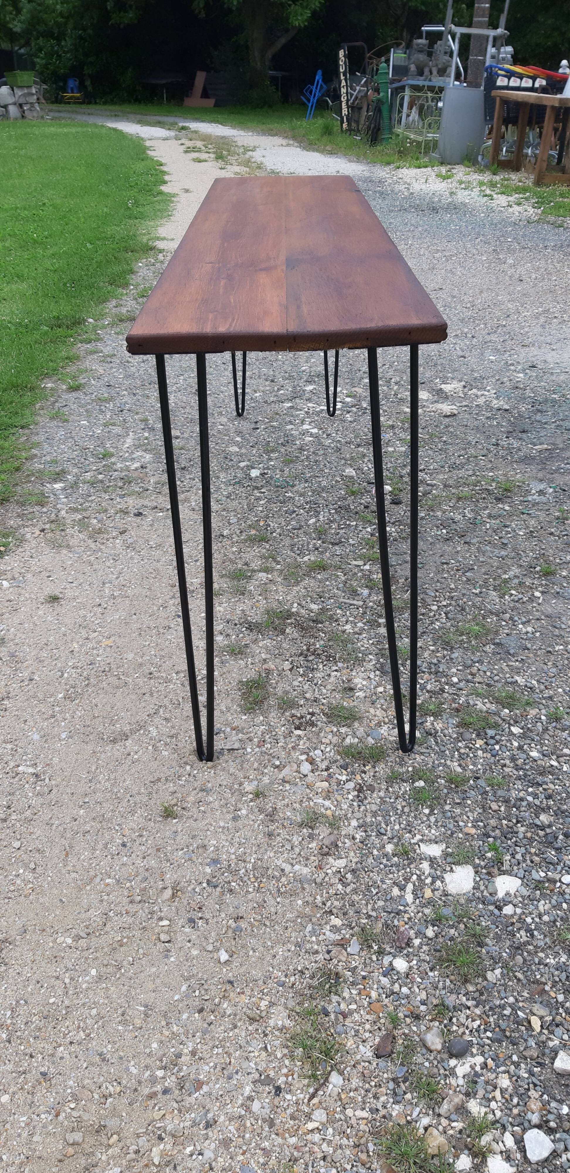 Industrial console feet compass iron