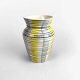 Alessio Tasca vase with geometric decoration from the 50s