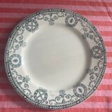 5 assiettes plates - Salins terre de fer