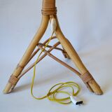 Rattan lamppost