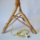 Rattan lamppost