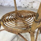 Vintage rattan coffee table