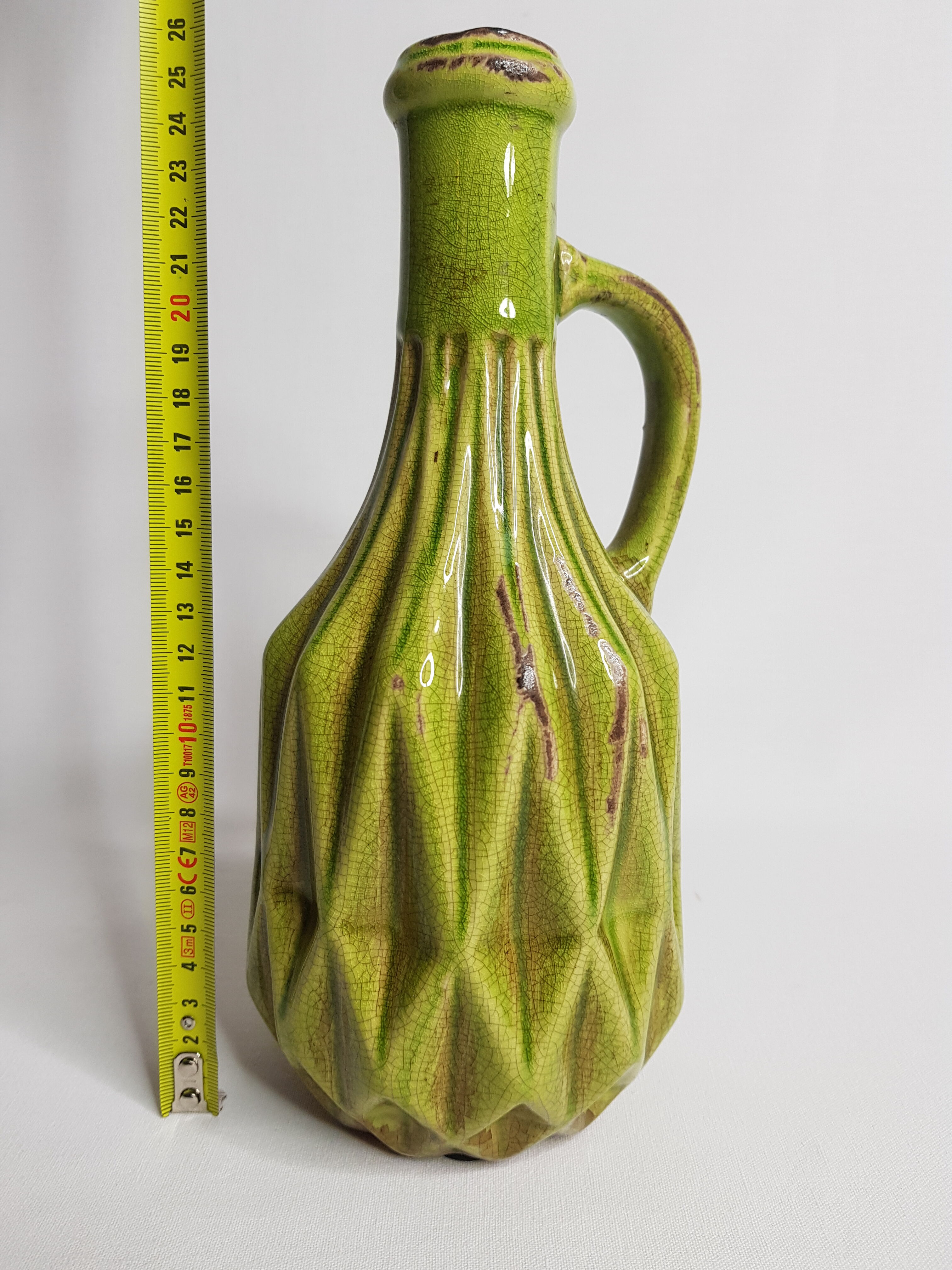 Vintage origami soliflore vase 26 cm