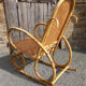 Bamboo, canborn, vintage rocking chair