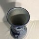 Vase grès bleu alsace Betschdorf décoration vintage