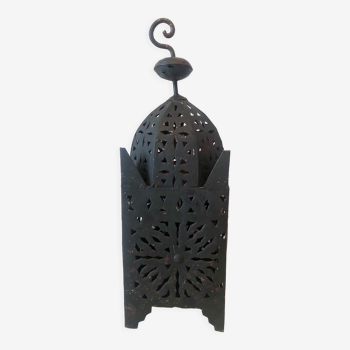 Lanterne marocaine noire métal
