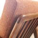 Vintage rust bronze armchair Scandinavian design 1960