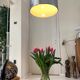 Large Mid-Century Space Age Bell Pendant in Chrome from Staff, 1970s