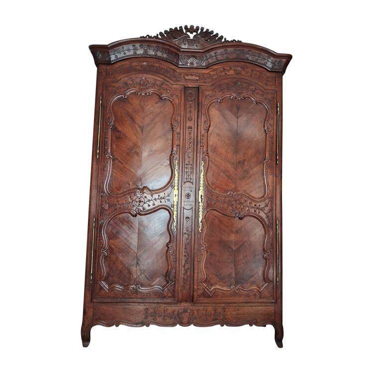 Rennes cabinet from 1858 signed