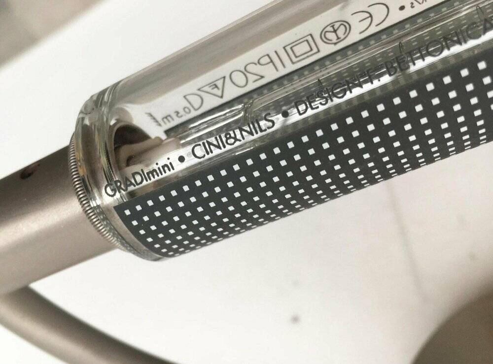 Mini Wall Lamp Model Gradi Postmodern Italian Vintage by Franco Bettonica and Mario Melocchi for Cini & Nils, 1990s