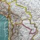 Old map of South America — Trade routes | Brazil, Argentina