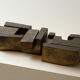 Volume éclaté en bronze par Michel Anasse 1970