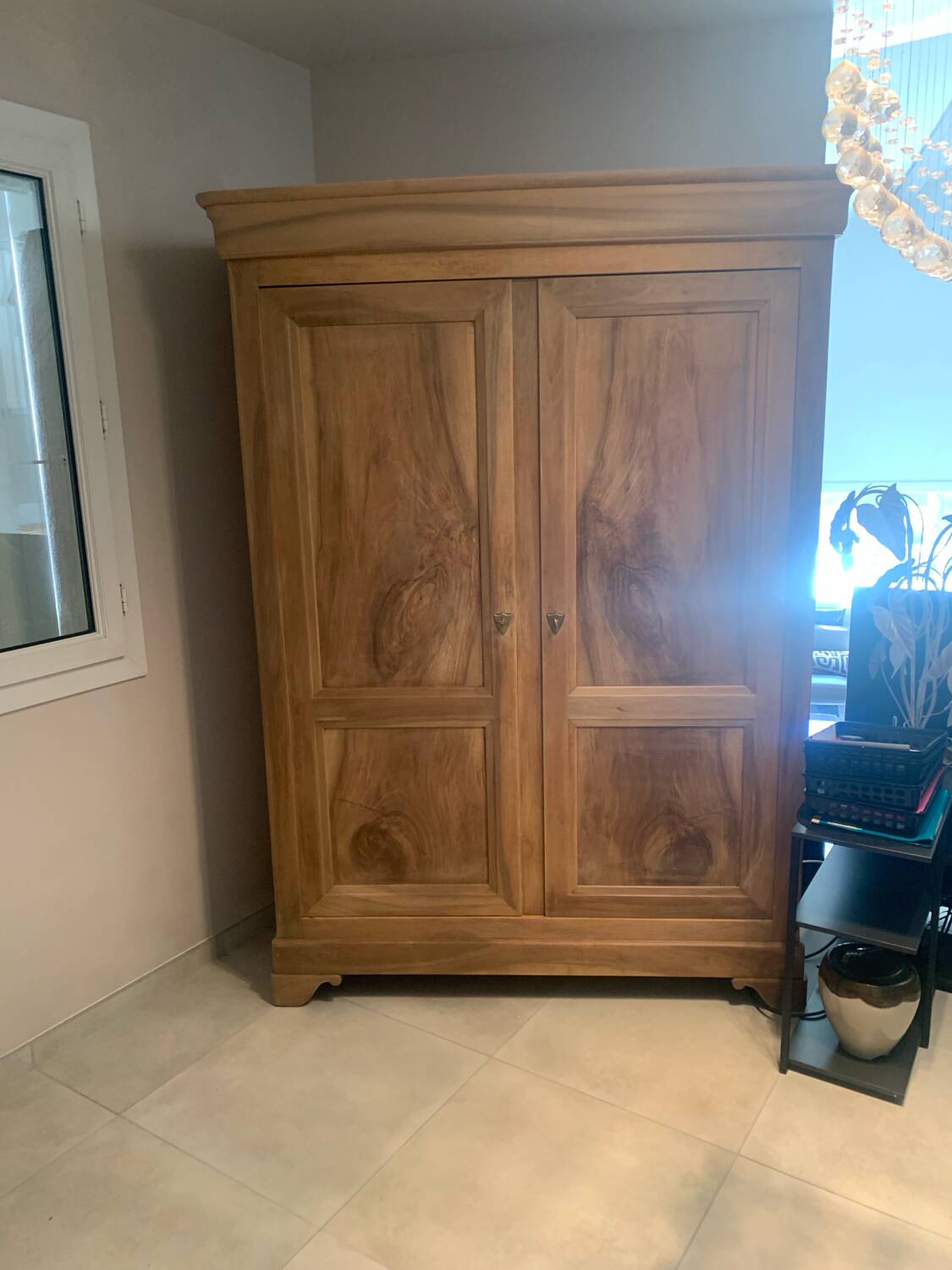 Walnut wardrobe