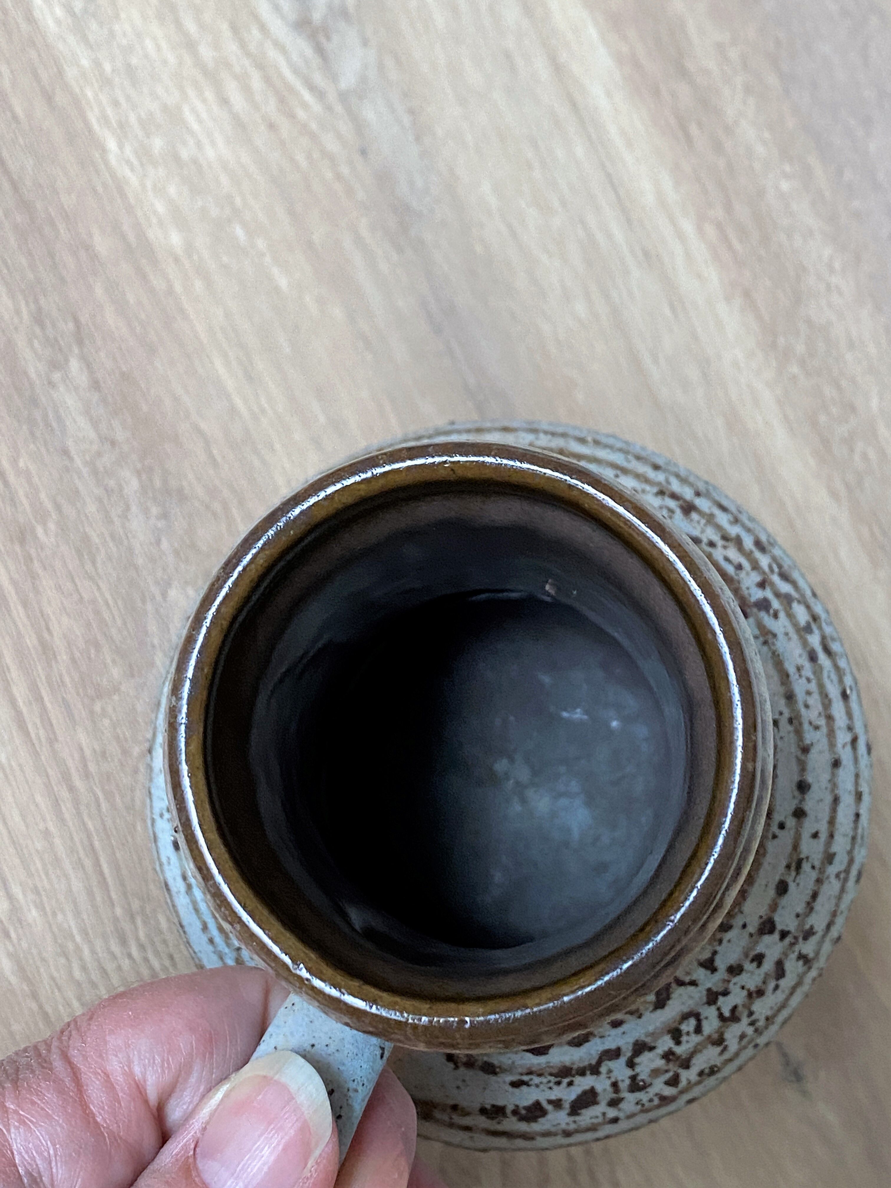 Vintage ceramic vase Strehla Germany