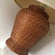Wicker rattan table lamp