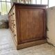 XXL solid oak counter sideboard