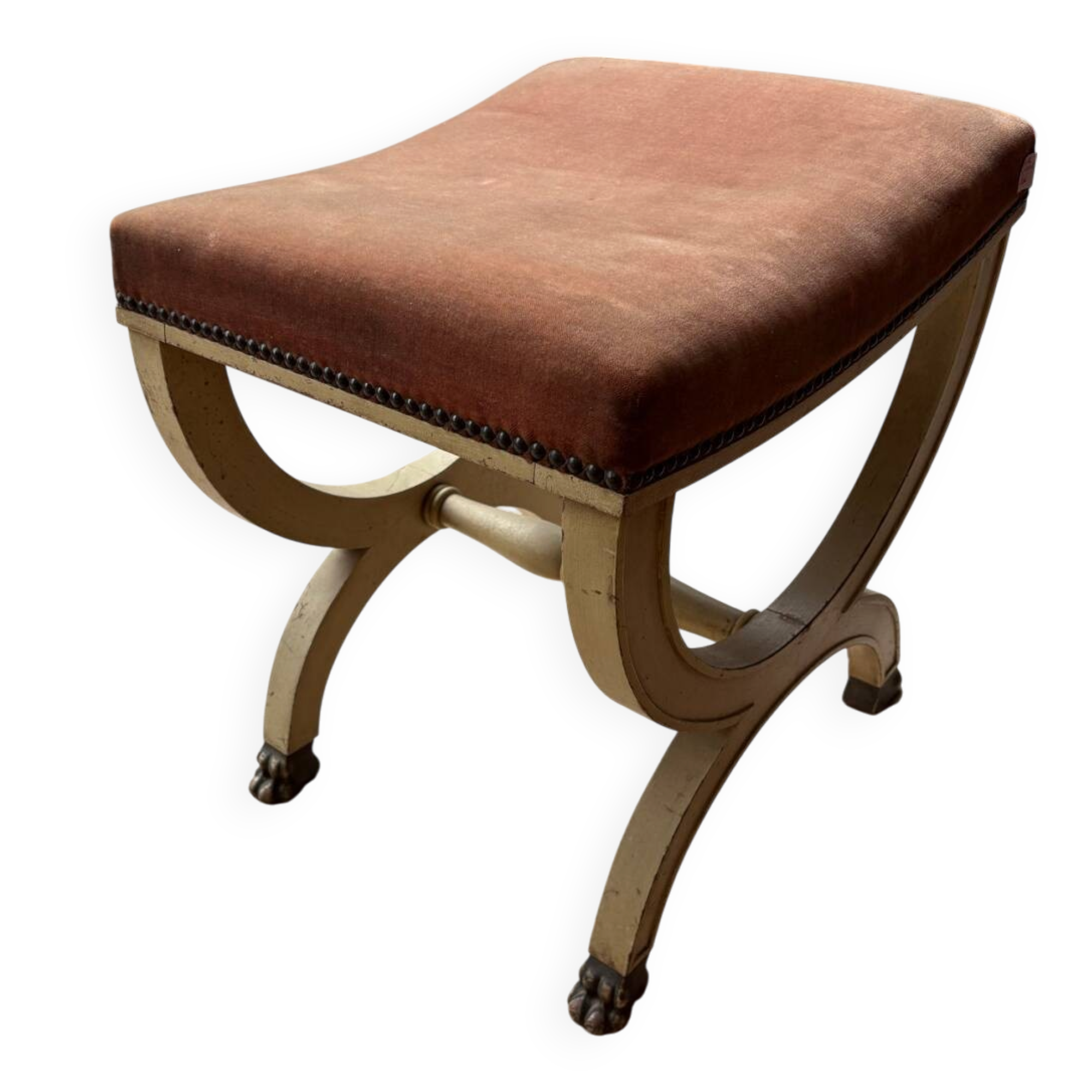 Tabouret bois curule