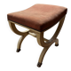 Tabouret bois curule