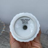 Plain white mazagran cups Limoges Seignolles Edelweis