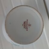 Haviland Limoges vase – Nankin turquoise and gold decoration – 17 cm