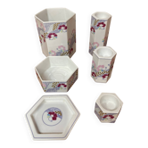 Set of five scandinavian design ceramics.