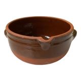Glazed clay dish