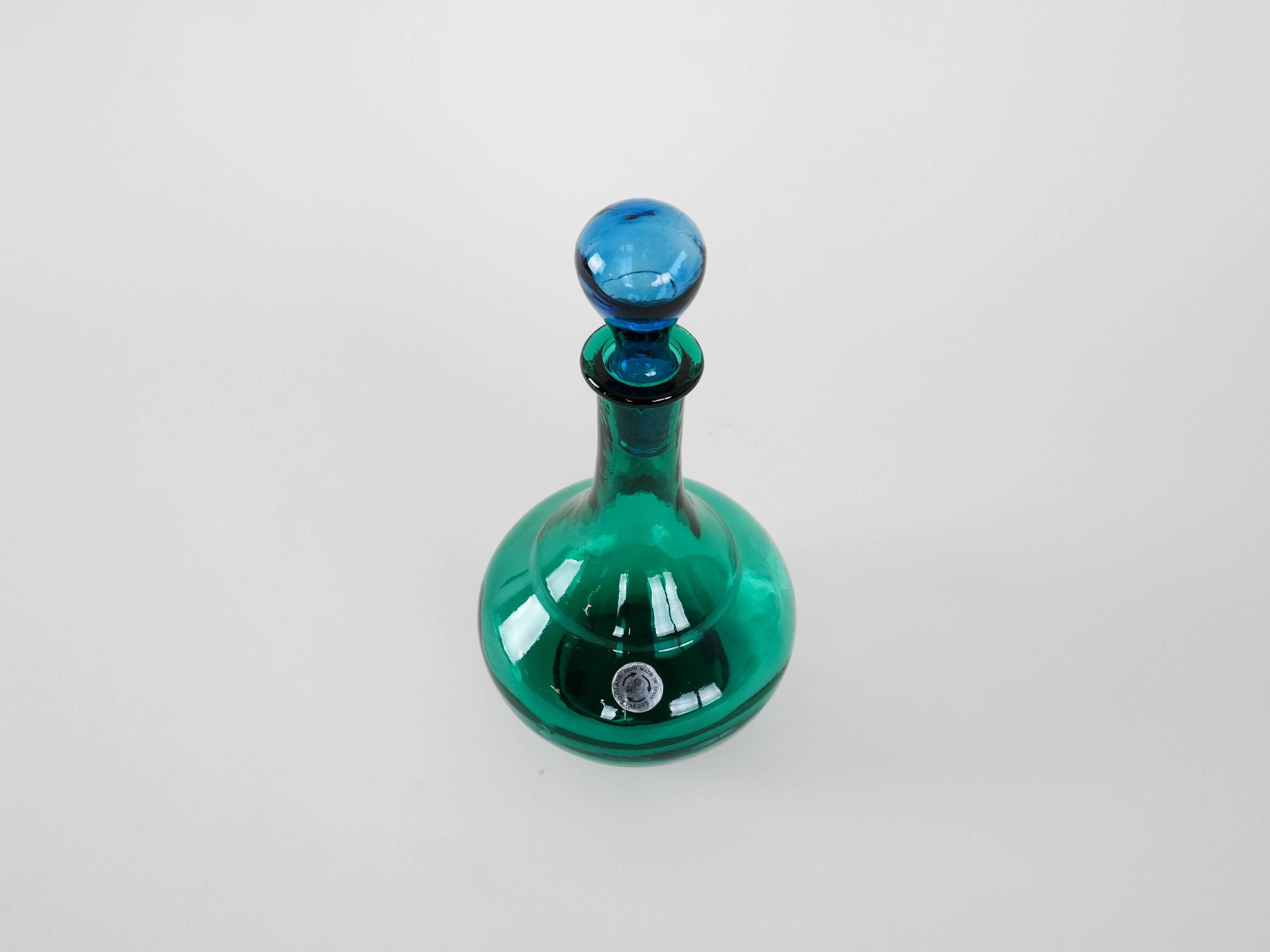 Glass carafe, Spanish design, 1990s, production: Spain