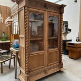 Late 19th century oak library