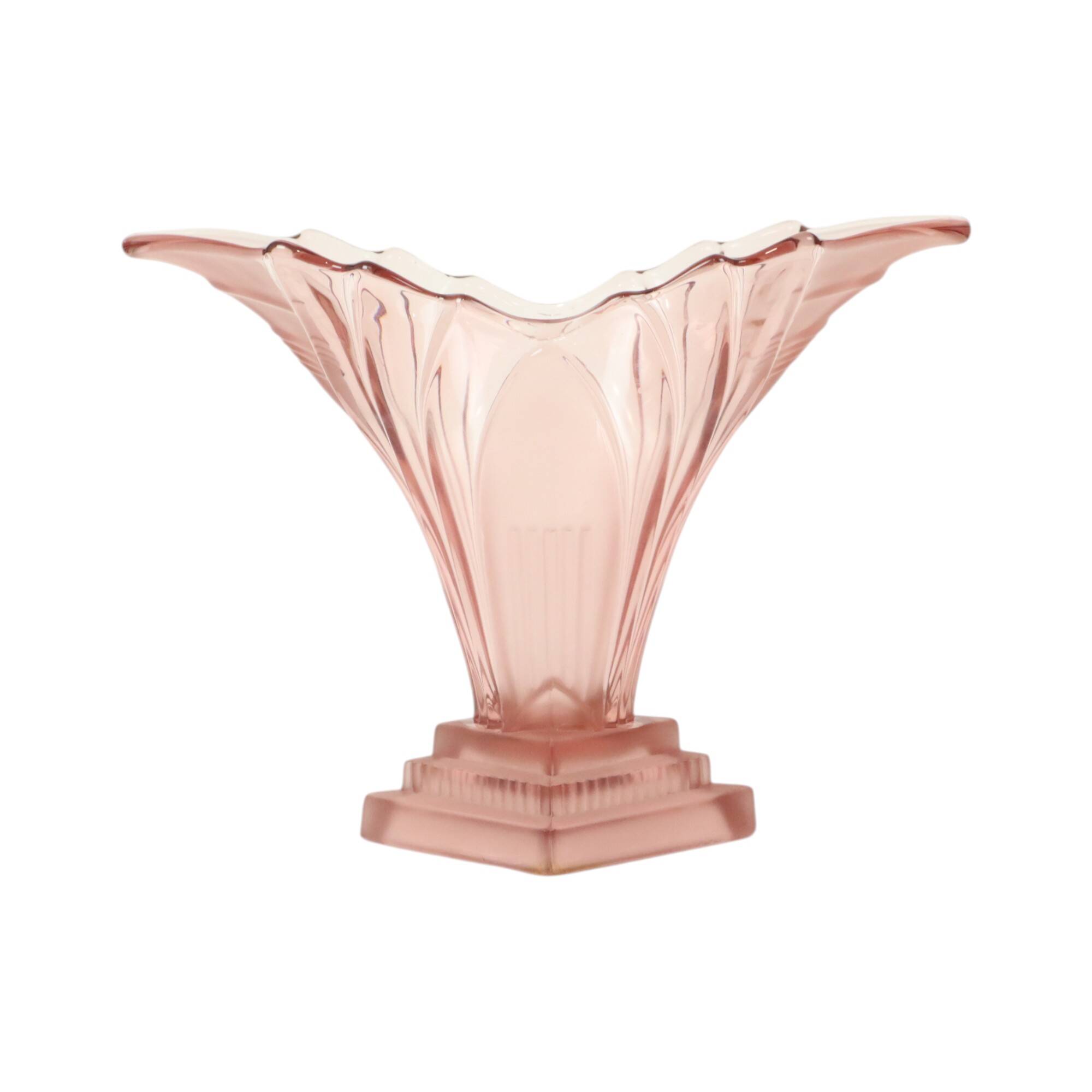 Art Deco Style Vase Model Greta 1950s Walther VEB Sachsenglas