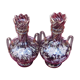 Pair of enamelled vases  around 1900