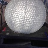 Round glass lamp