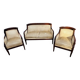 Mobilier de salon en Acajou Massif D’époque Empire