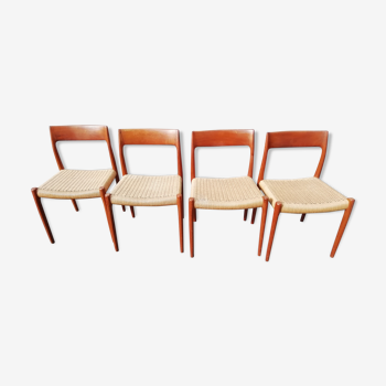 4 chairs from N.O. Moller