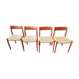 4 chairs from N.O. Moller