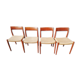 4 chairs from N.O. Moller
