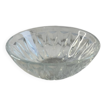 Cut glass bowl stamped France 11cm